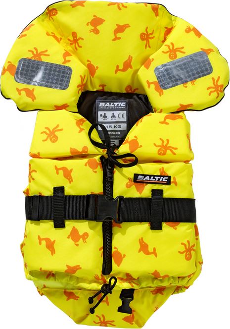 Björgunarvesti -15kg.SkrautGul