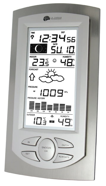 Weather station with atmospher