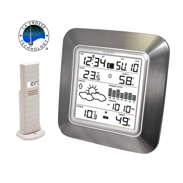 Weather station with moon phas