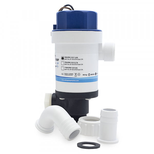 Twinport Aerator Pump 750GPH Short Stack 12V
