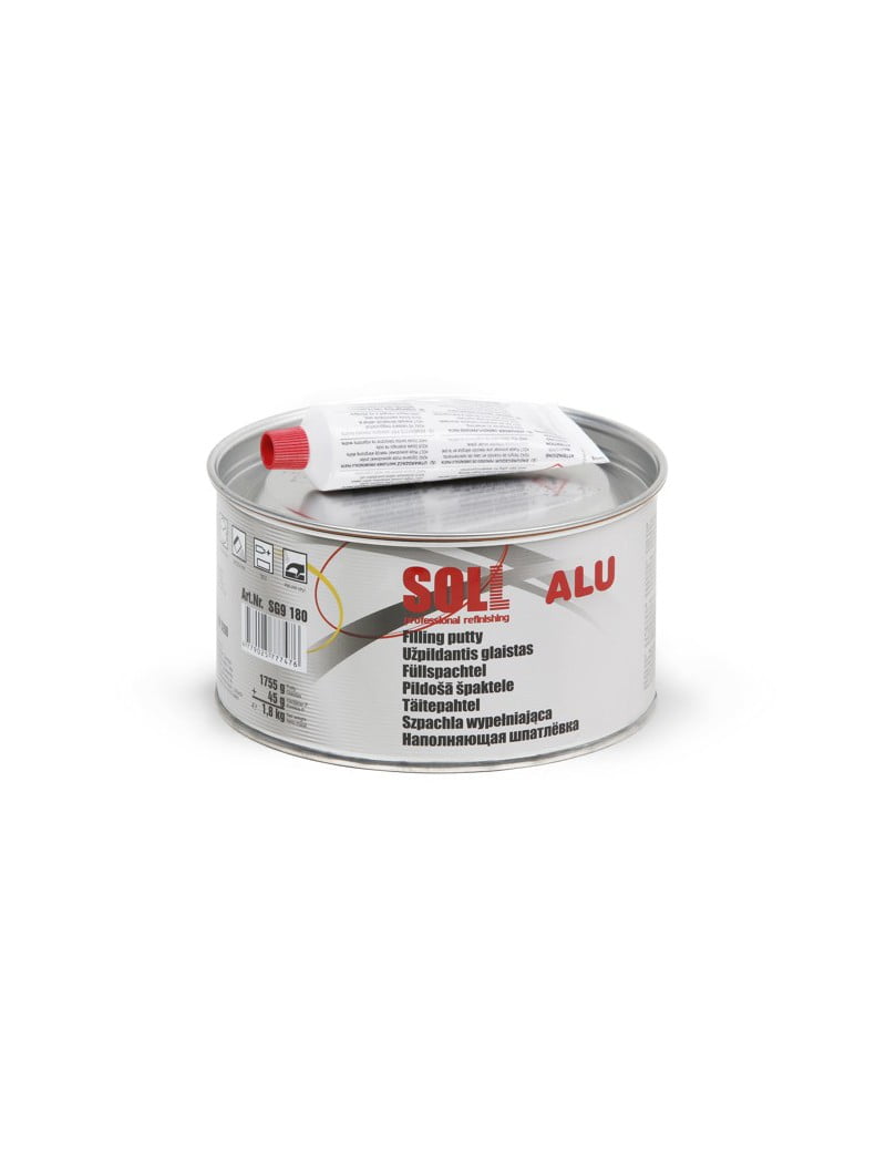 SOLL Aluminum Stálspartl, Litur Silfur 1,8kg