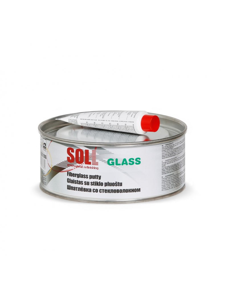 SOLL GLASS Fiberglass Spartl, Litur Grænn 1,8kg