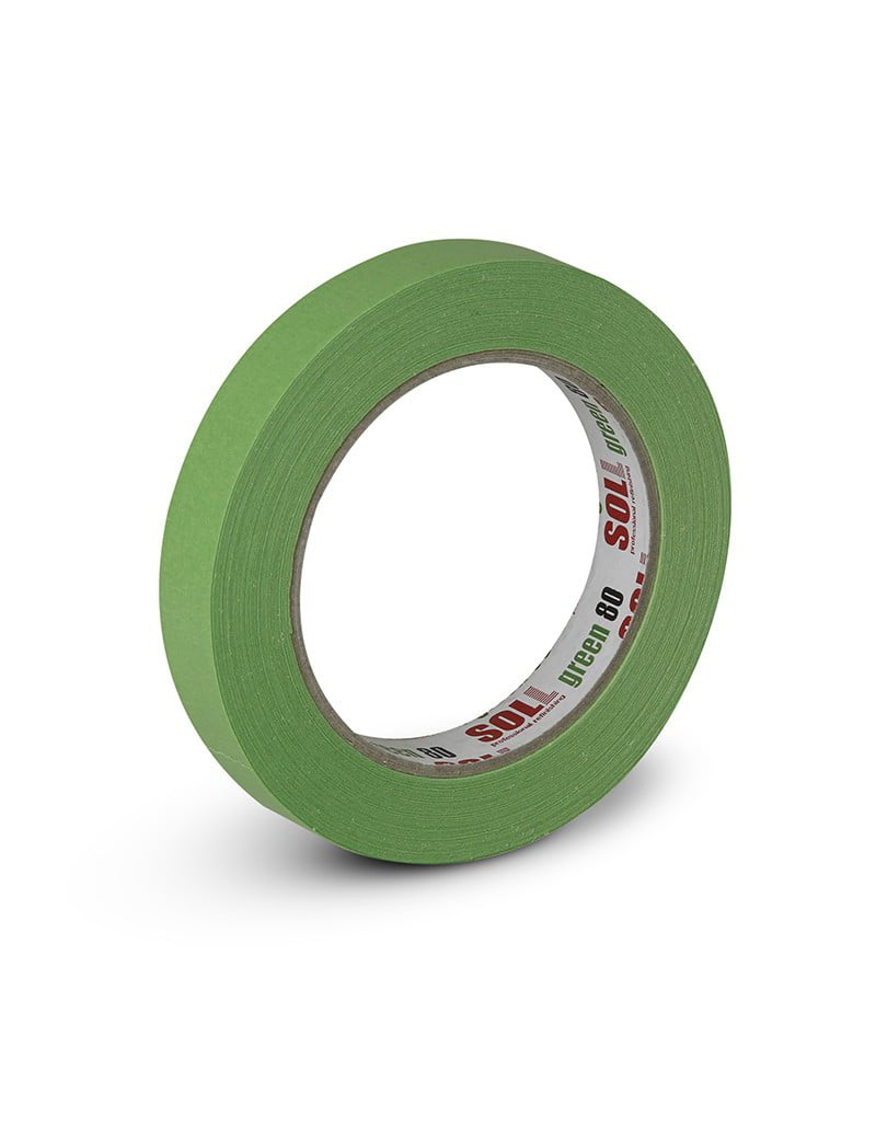 SOLL GRÆNT 80-Málningar teip, GRÆNT 80°C 18mm X 50m